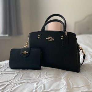 Coach bag with wallet